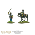 Black Powder American Civil War (28mm): Confederate Officers Advancing (Foot & Mounted) B 