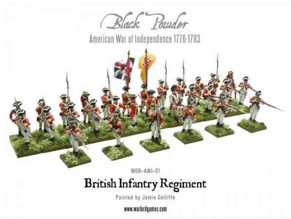 Black Powder: American War of Independence 1776-1783: British Infantry Regiment 