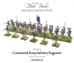 Black Powder: American War of Independence 1776-1783: Continental Army Infantry Regiment - WGR-AWI-04 [5060393702573]