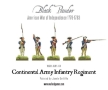 Black Powder: American War of Independence 1776-1783: Continental Army Infantry Regiment - WGR-AWI-04 [5060393702573]