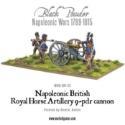 Black Powder Napoleonic Wars: Napoleonic British Royal Horse Artillery 9-pdr Cannon 