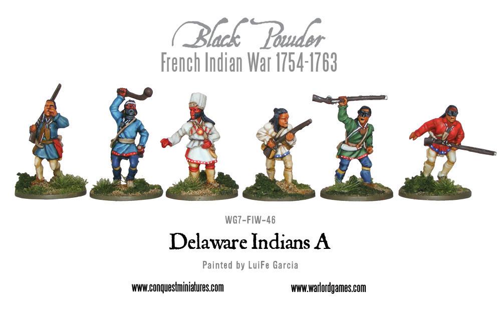 Black Powder: French Indian War 1754-1763: Delaware Indians A 
