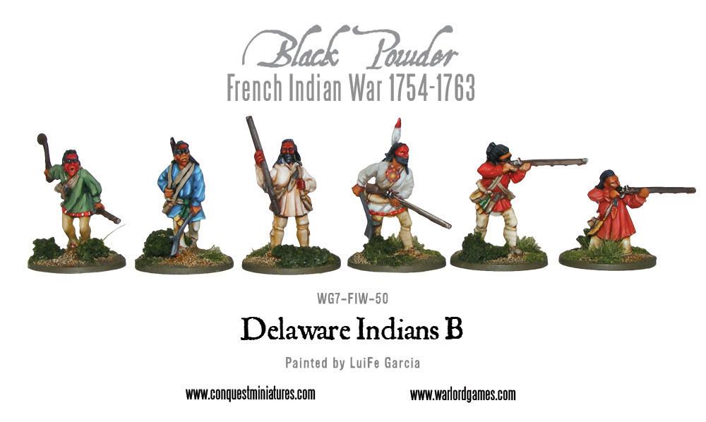 Black Powder: French Indian War 1754-1763: Delaware Indians B 