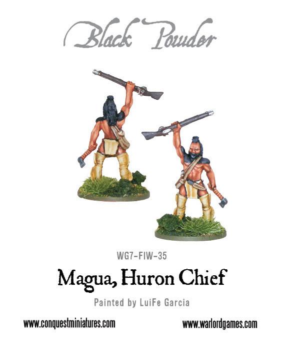 Black Powder: French Indian War 1754-1763: Magua, Huron Chief 