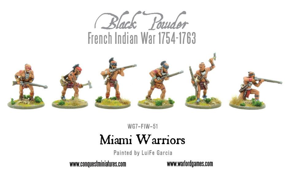 Black Powder: French Indian War 1754-1763: Miami Warriors 