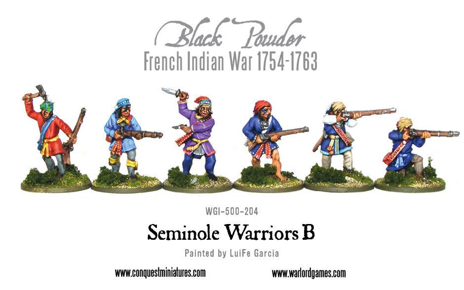 Black Powder: French Indian War 1754-1763: Seminole Warriors B 