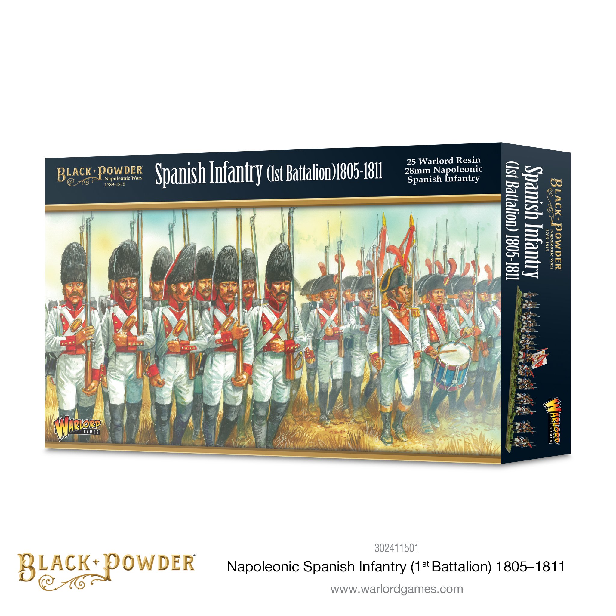 Black Powder Napoleonic Wars: 1805 -1811 Spanish Infantry (1st Batallion) 