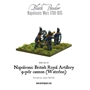 Black Powder Napoleonic Wars: Napoleonic British Royal Artillery 9-pdr cannon (Waterloo Campaign) - WGN-BR-45