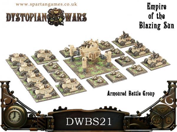 Dystopian Wars: Empire Of The Blazing Sun: Armored Battle Group 