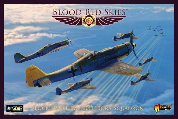 Warlord Games Blood Red Skies: German Fw 190 Squadron – 1:200 WWII Luftkampf-Spiel