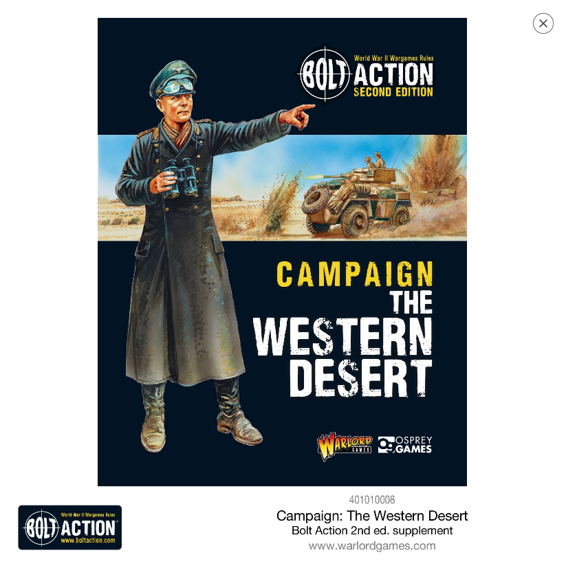 Bolt Action (2nd Edition): Campaign The Western Desert 