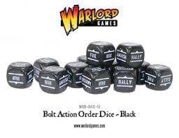 Bolt Action (2nd Edition): German Command Dice (Black) 
