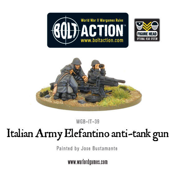 Bolt Action: Italian: 47mm Elefantino Army Anti-Tank Gun 