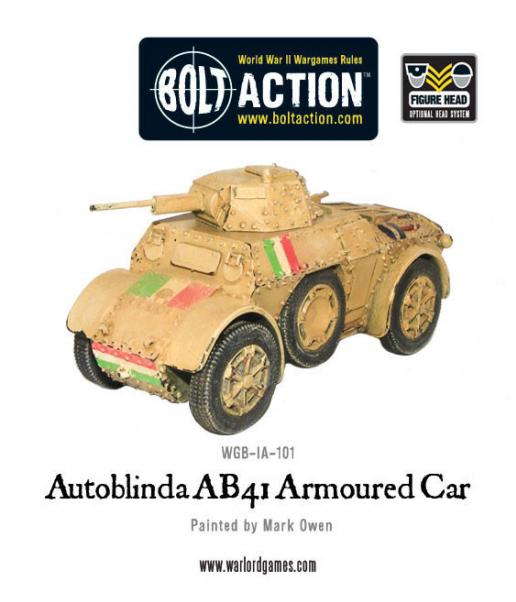 Bolt Action: Italian: Autoblinda AB41 Armoured Car 
