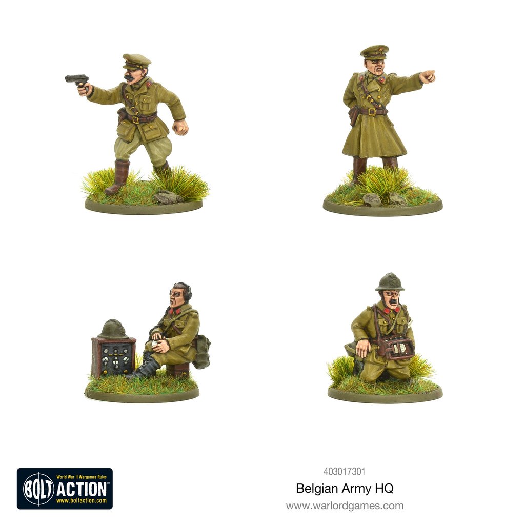 Bolt Action: Belgian: Army HQ 