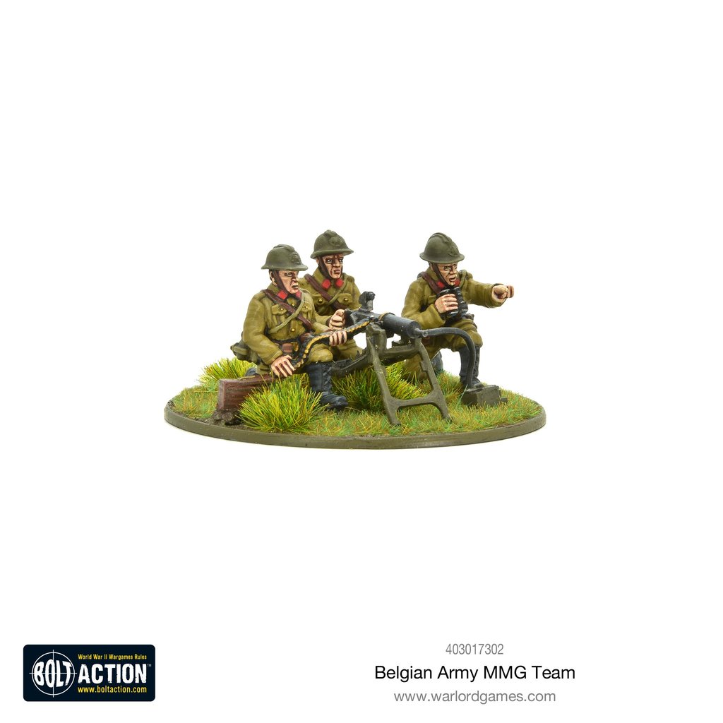 Bolt Action: Belgian: Army MMG team 