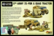 Bolt Action: British: 8th Army 25 Pounder, Quad and Limber - WLG402211001 402211001 [5060572502314]