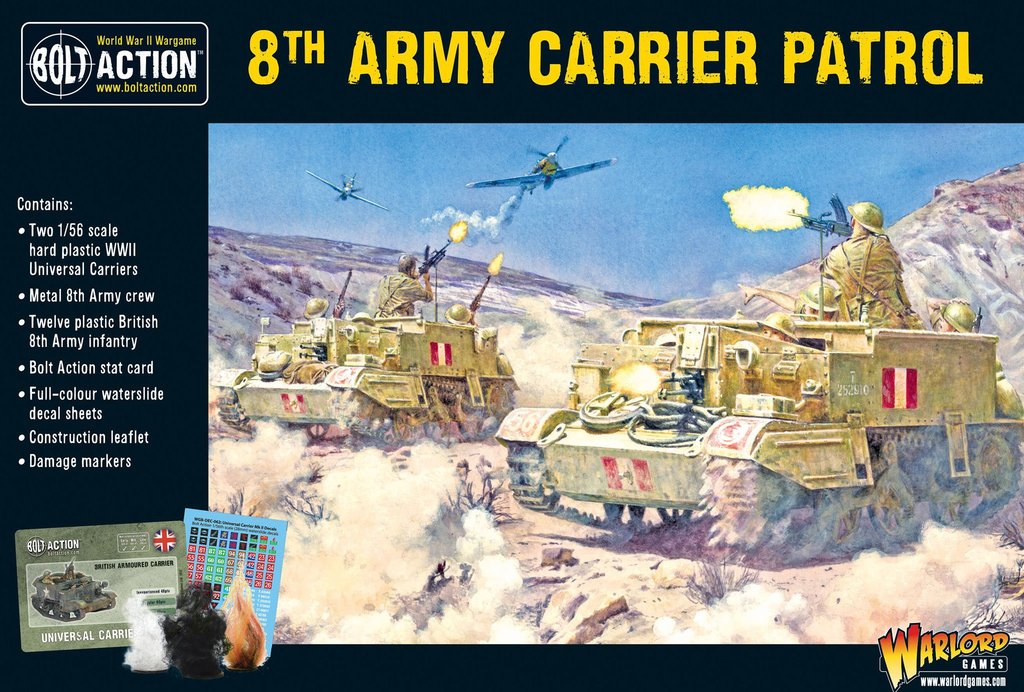 Bolt Action: British: 8th Army Carrier Patrol 
