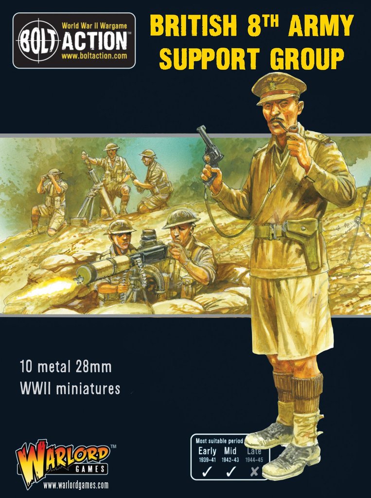 Bolt Action: British: 8th Army Support Group 