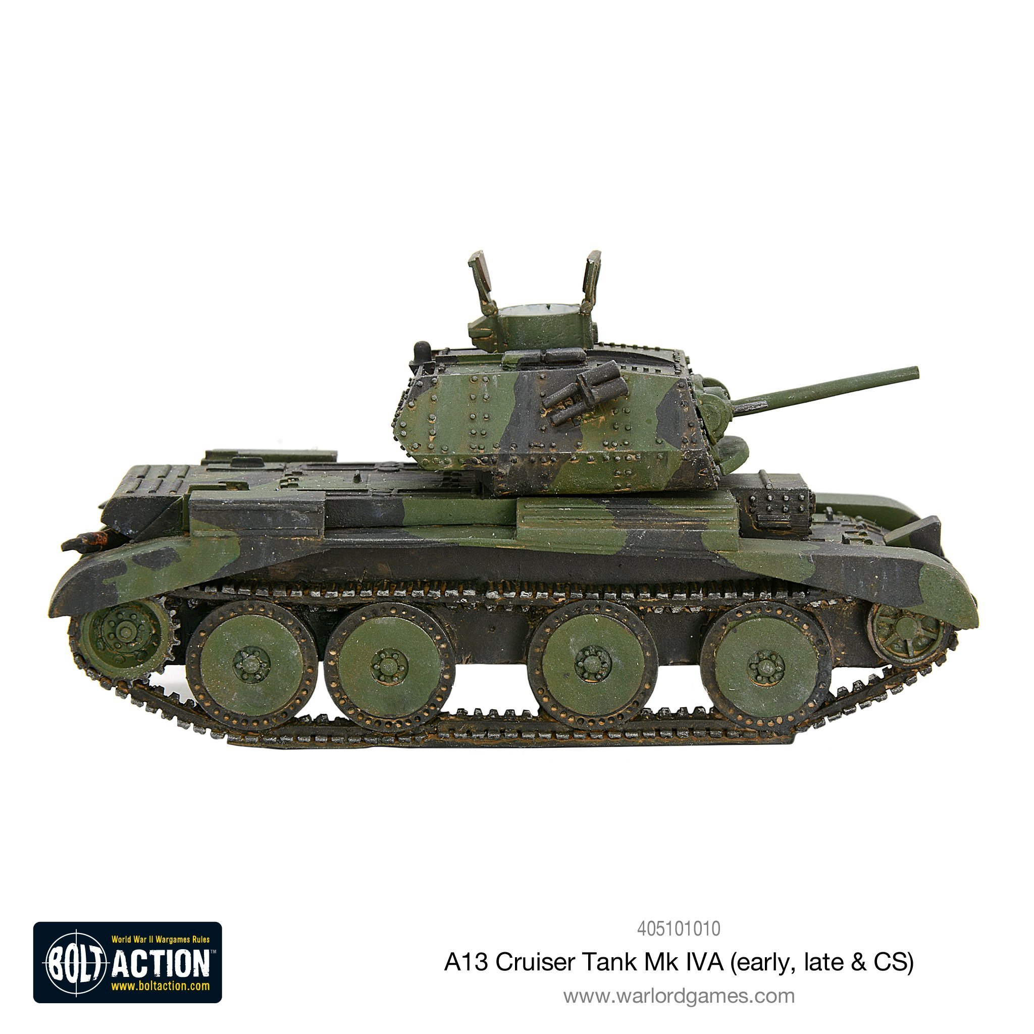 Bolt Action: British: A13 cruiser tank Mk IVA (early, late & CS) 