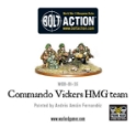 Bolt Action: British: Commando Vickers MMG Team 