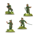 Bolt Action: British: Gurkha Platoon Commanders 
