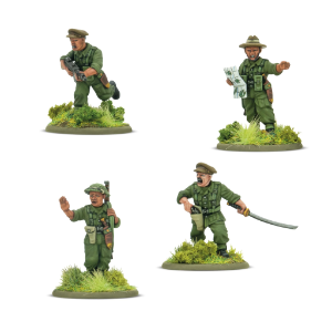 Bolt Action: British: Gurkha platoon commanders