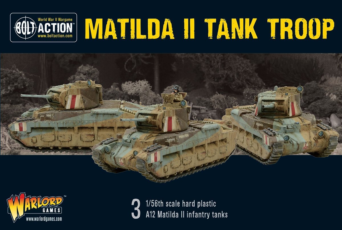 Bolt Action: British: Matilda II Tank Troop 