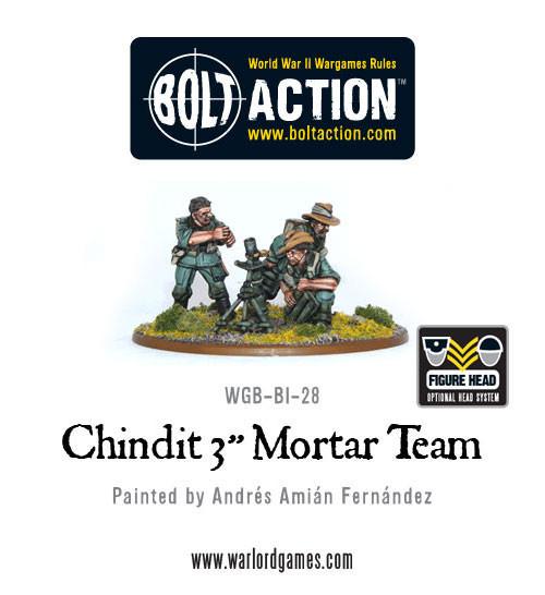 Bolt Action: Chindit 3" Mortar Team 