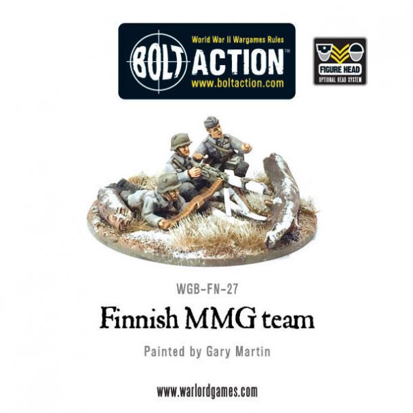 Bolt Action: Finnish: MMG Team 