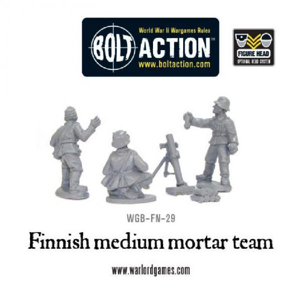 Bolt Action: Finnish: Medium Mortar Team 