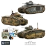 Bolt Action: French: Plastic Char B1 Bis Platoon  - 402015501 [5060393707813]