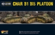 Bolt Action: French: Plastic Char B1 Bis Platoon  - 402015501 [5060393707813]