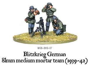 Bolt Action: German: Blitzkrieg! German 81mm medium mortar team (1939-42) 