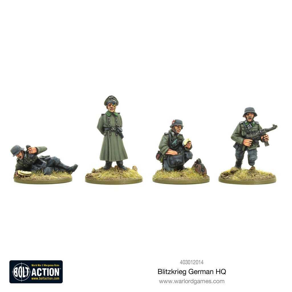 Bolt Action: German: Blitzkrieg German HQ (1939-42) (Revised) 