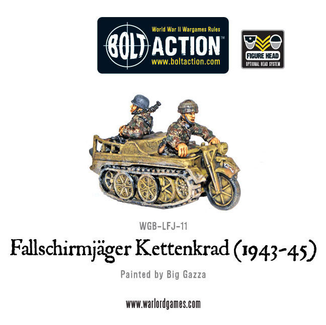 Bolt Action: German: Fallschirmjager Sdkfz. 2 Kettenkrad (1943-45) 