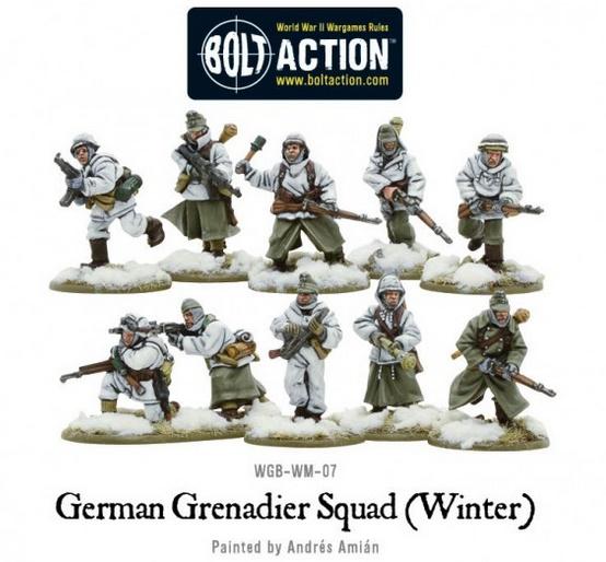 Bolt Action: German: Grenadier Squad (Winter) 