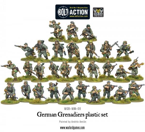 Bolt Action: German: Grenadiers (Plastic Set) 