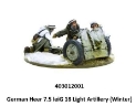 Bolt Action: German: Heer 7.5cm leIG 18 Light Artillery (Winter) 