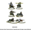 Bolt Action: German: Heer Panzerschreck, Flamethrower & Sniper Teams (Winter) 
