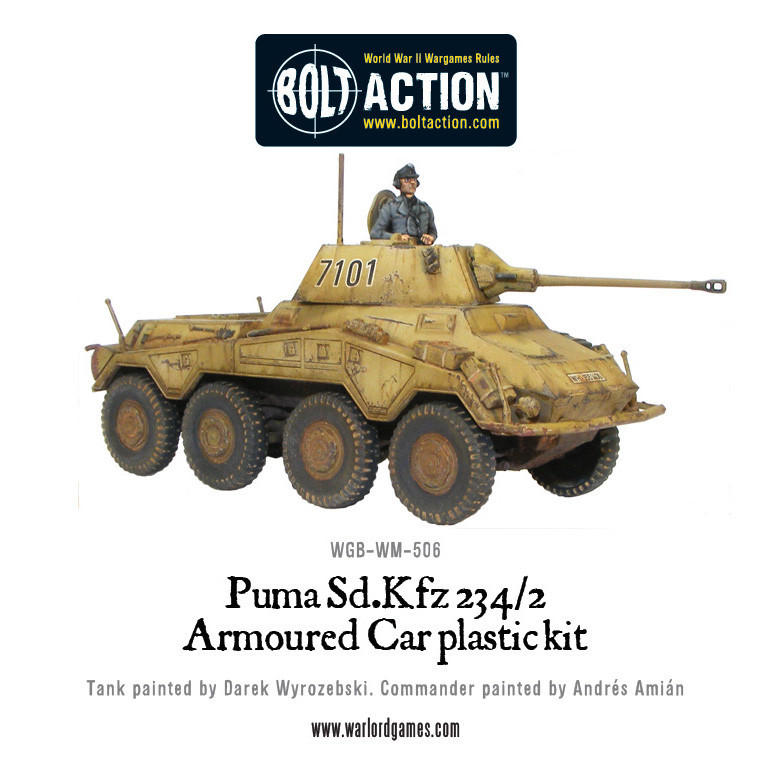 Bolt Action: German: Puma Sd.Kfz 234/2 Armored Car 