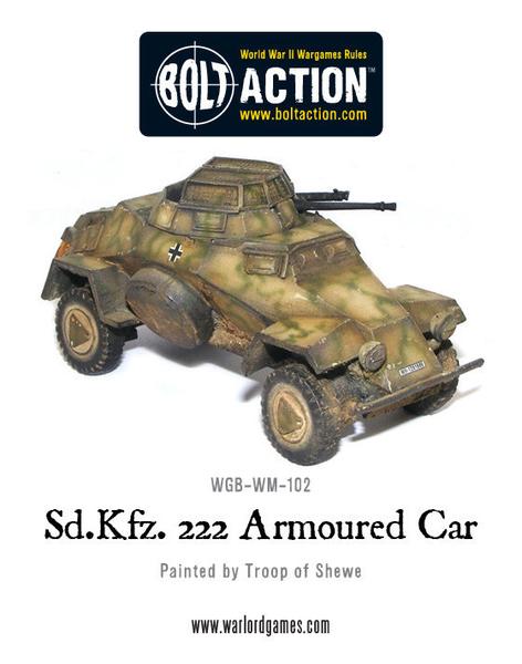 Bolt Action: German: Sd.Kfz 222 Armoured Car 