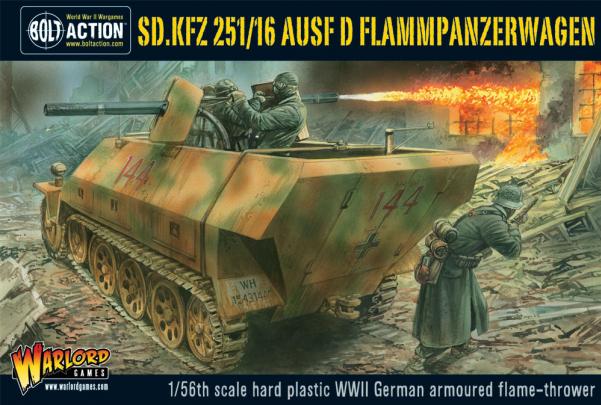 Bolt Action: German: Sd.Kfz 251/16 Ausf D Flammenpanzerwagen (Plastic) 