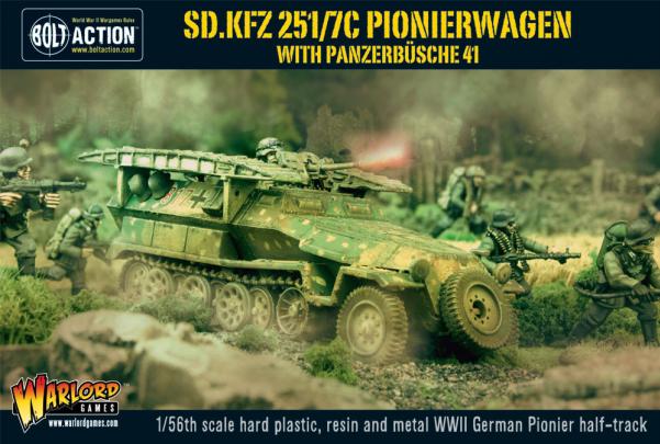 Bolt Action: German: Sd.Kfz 251/7C Pionierwagen with Panzerbuchse 41 