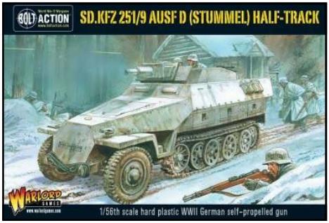 Bolt Action: German: Sd.Kfz 251/9 Ausf D (Stummel) Half-Track 