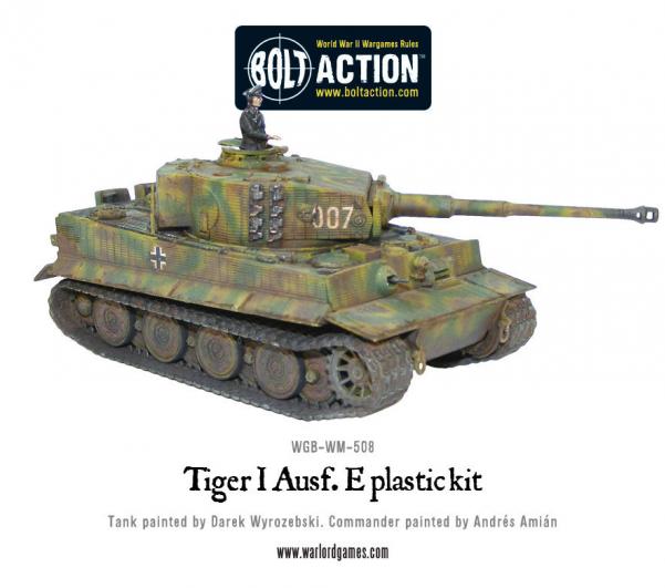 Bolt Action: German: Tiger I Ausf. E (Plastic Kit) 