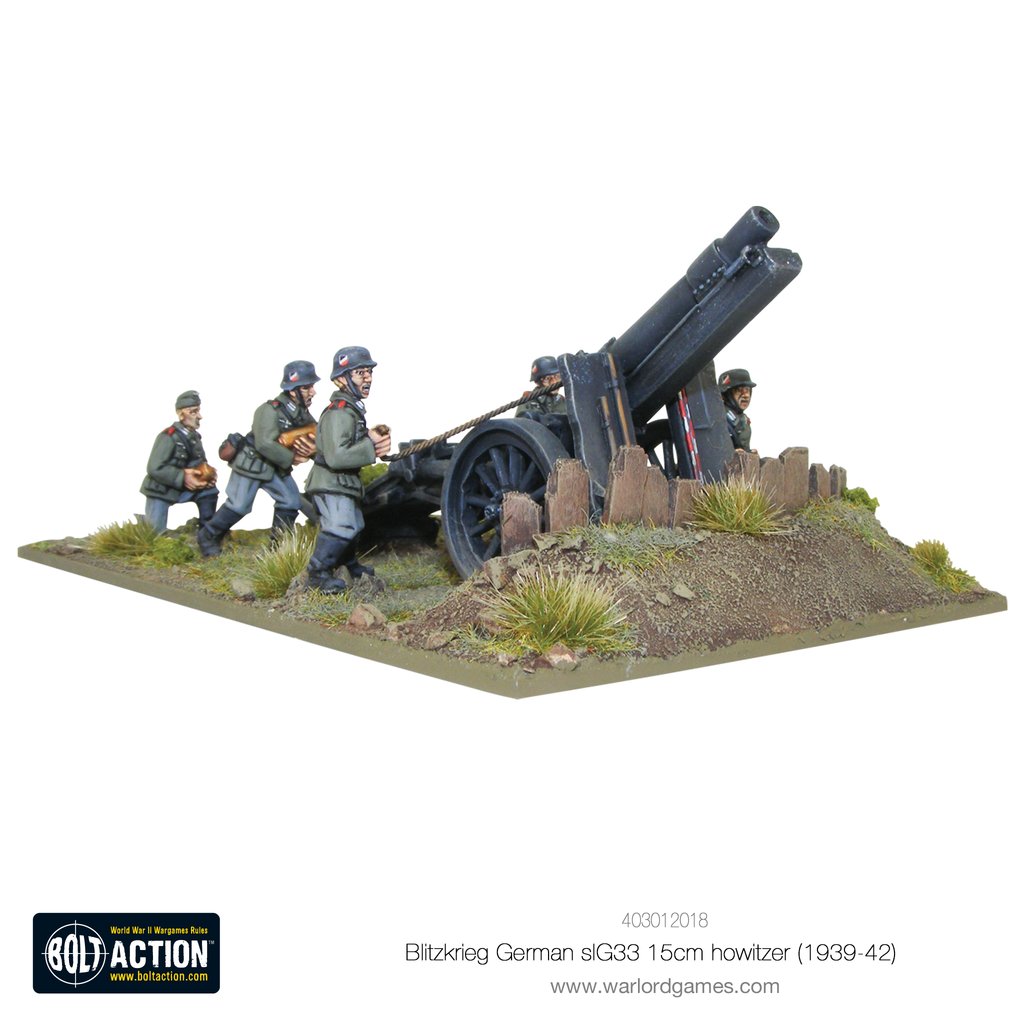Bolt Action: German: Blitzkrieg German sIG33 15cm Howitzer (1939-42) 