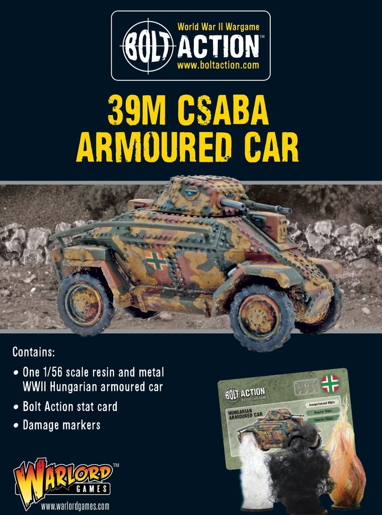 Bolt Action: Hungarian: 39M Csaba Armoured Car 