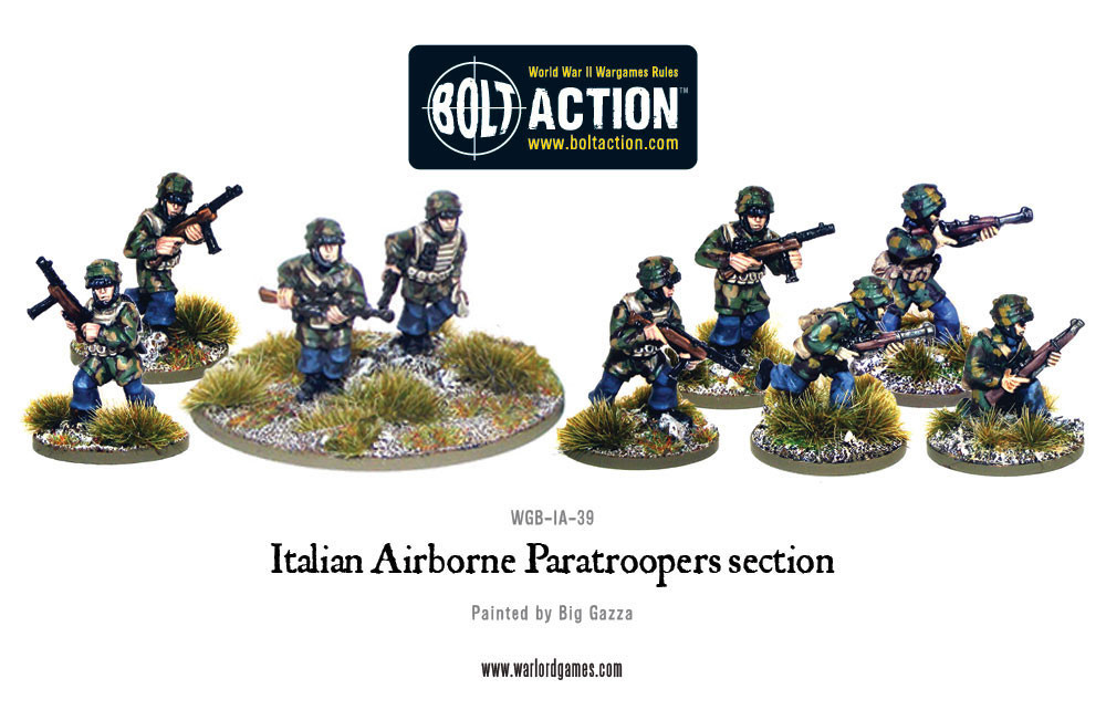 Bolt Action: Italian: Airborne Paratroopers Section 