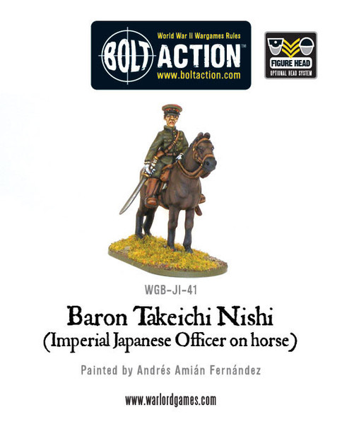 Bolt Action: Japanese: Baron Nishi, Imperial Japanese Officer on Horse 